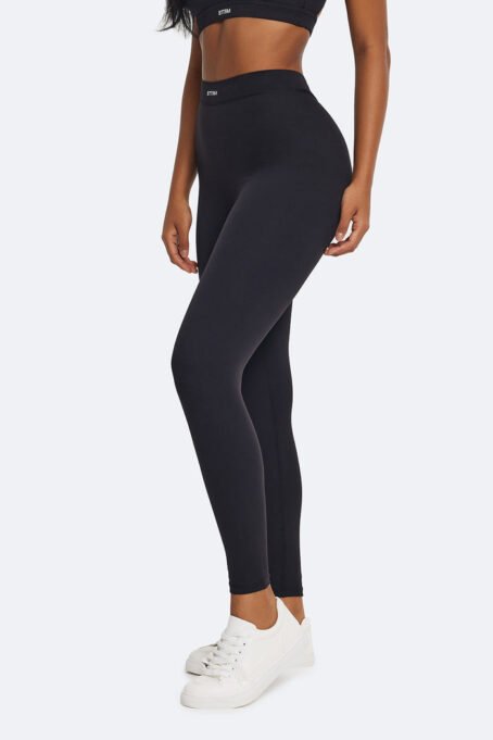 Ruched High-Waisted Leggings - Image 2